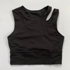 Cropped Tank with built in Bra